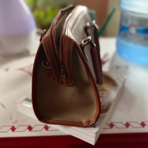 Dooney & Bourke Brown and Tan Tote - Picture 11 of 11